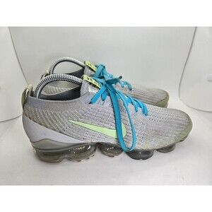 Nike Air Vapormax Flyknit 3 Shoes Womens 9 Baltic Blue Running Athletic Sneakers